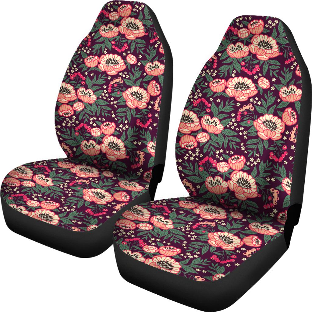 Cute Peony Car Seat Covers