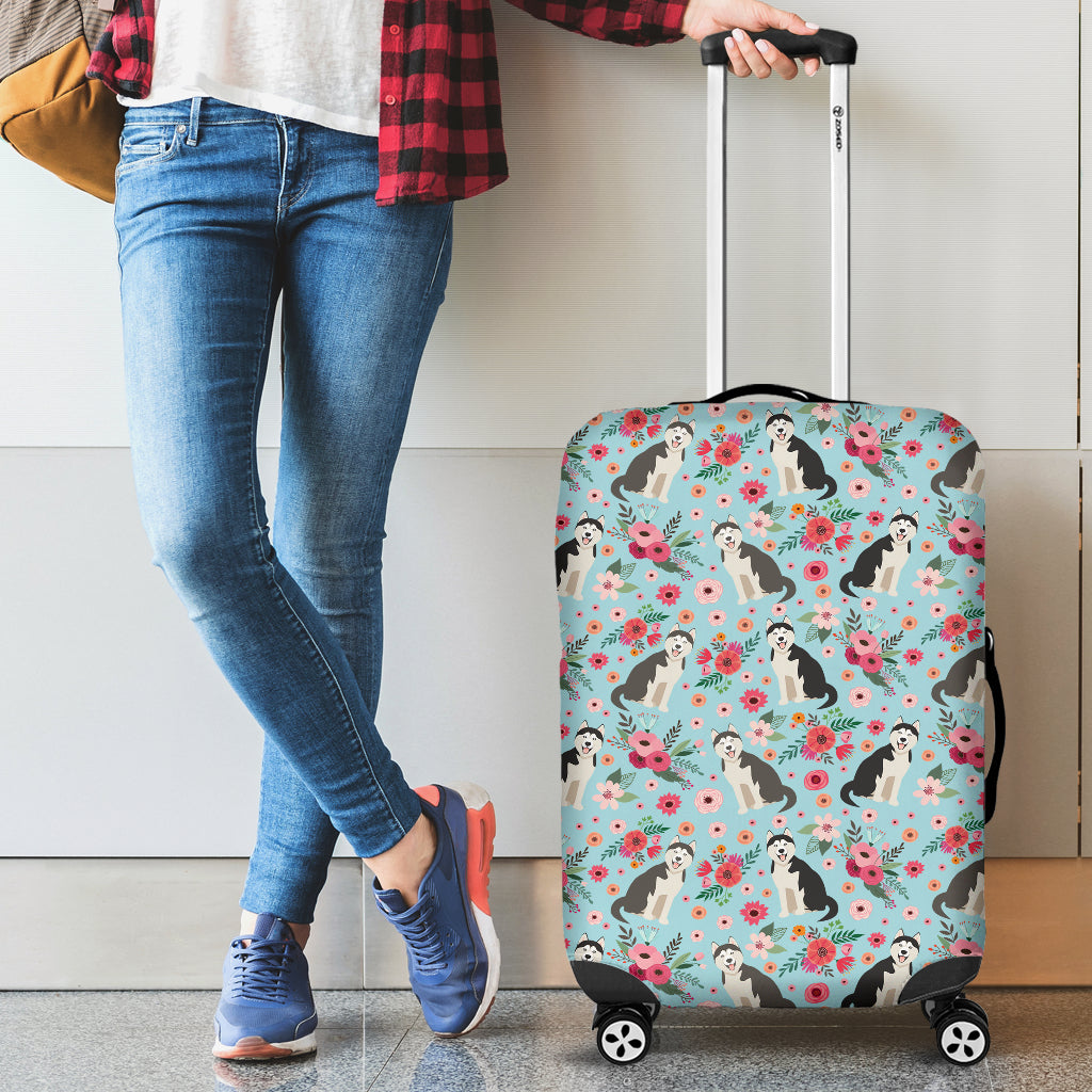 Siberian Husky Luggage Covers Siberian Husky Luggage Covers