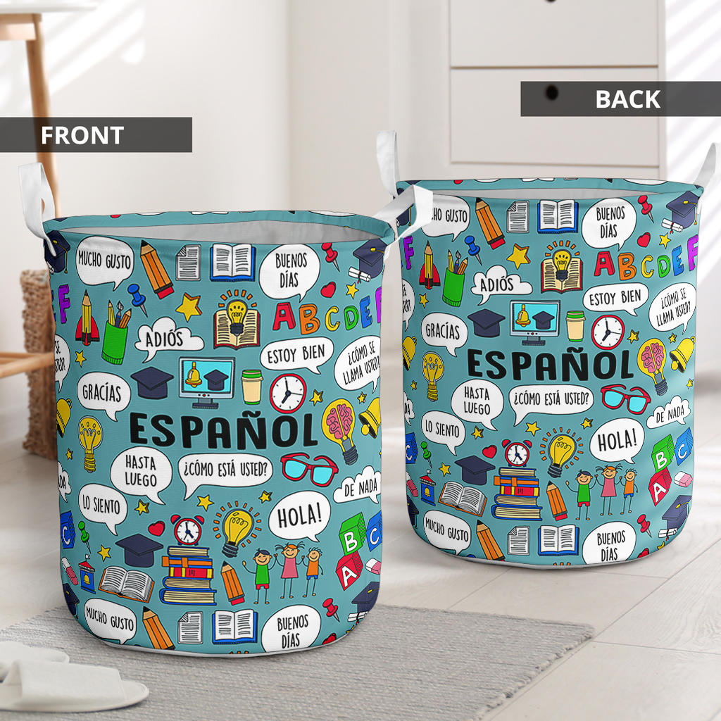 Spanish Language Laundry Basket