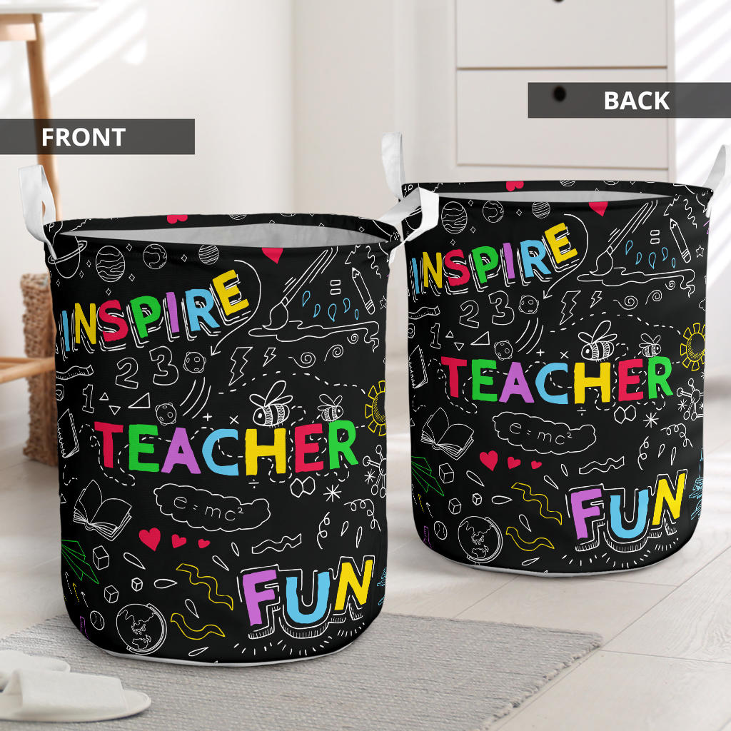 Blackboard Teacher Laundry Basket