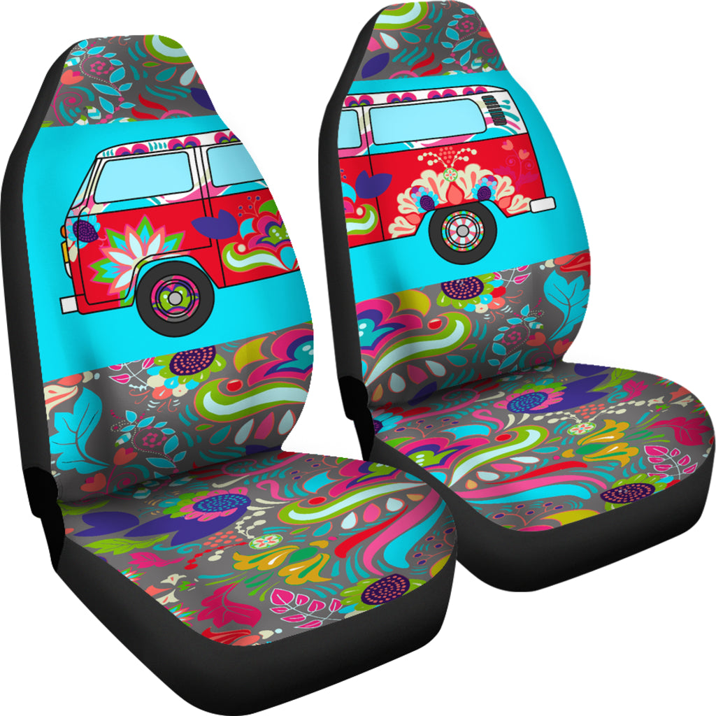 Hippie Van Car Seat Covers
