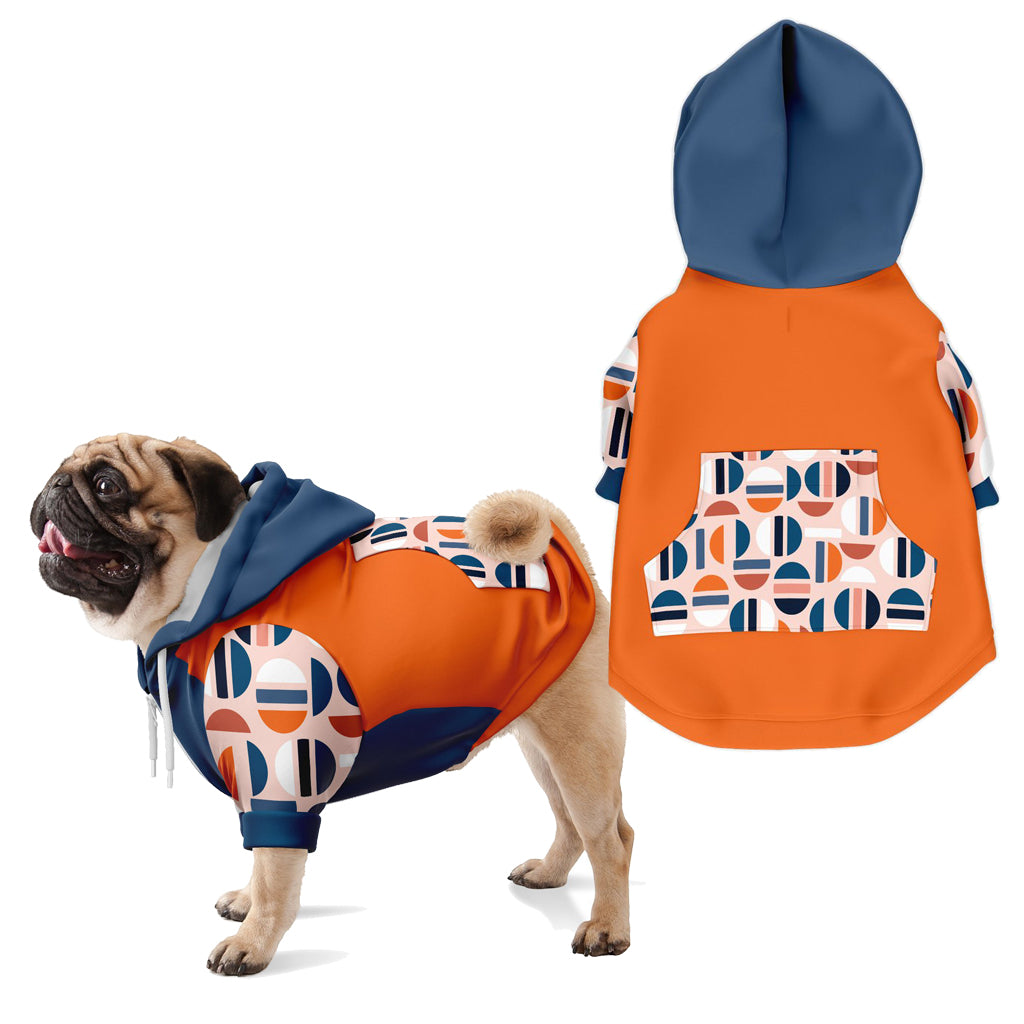 70's Style Athletic Dog Zip Up